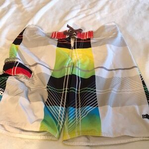 Billabong Multi Color Graphic Board Shorts Men’s 33 Read